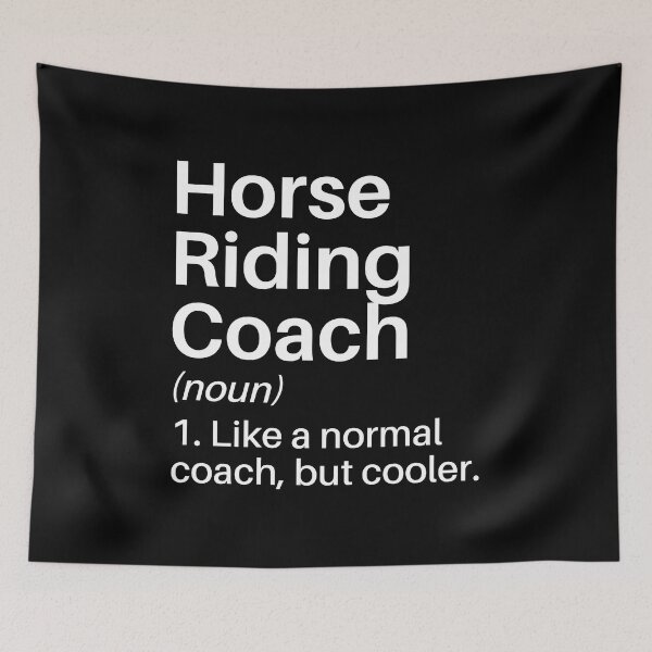 Item preview, Horse Riding Coach Funny Definition: Horse Riding Coach Gift - Horse Rider designed and sold by Adexyl.