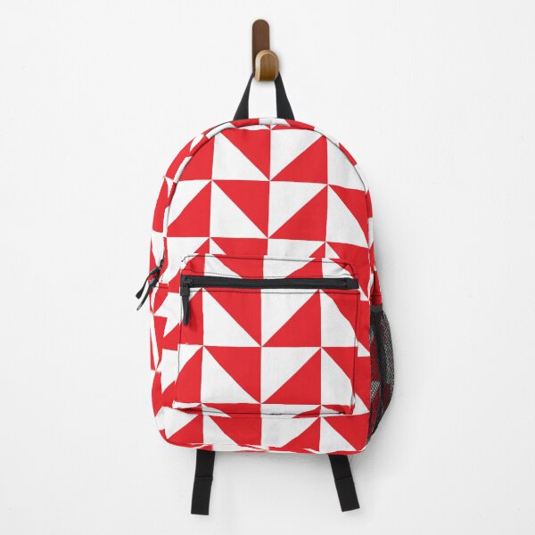 Item preview, Red and White Triangle Pattern designed and sold by rsty11.