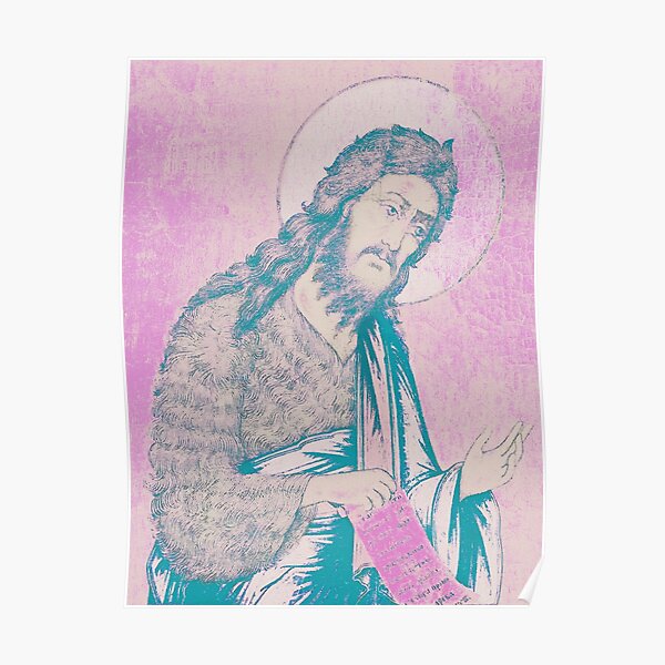 “John the Baptist Icon” Poster for Sale by dianegaddis | Redbubble