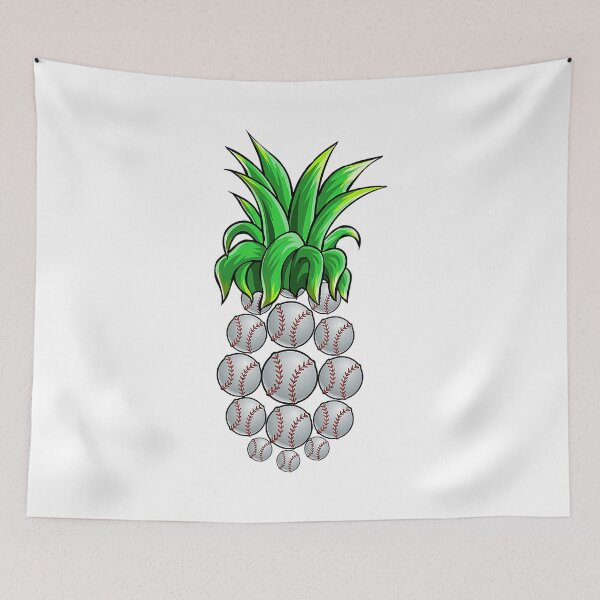 Item preview, Pineapple Baseball Hawaiian Aloha Beach Hawaii designed and sold by MichelSorour.