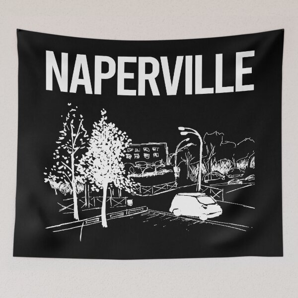Item preview, Street Sketch Naperville designed and sold by bettyn9wp.