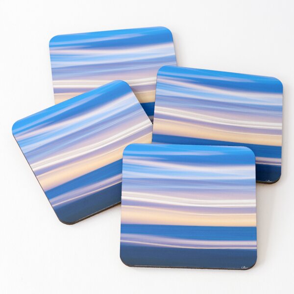 Item preview, Coastal abstract wavy clouds over horizon, sea and beach  designed and sold by Brian Scantlebury.