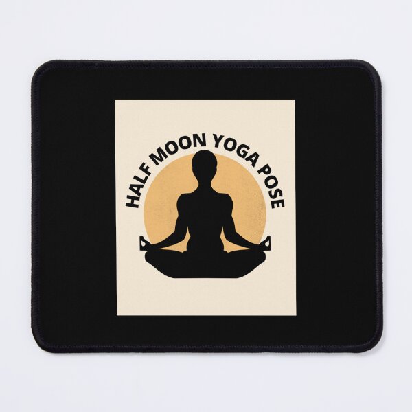 Item preview, half moon yoga pose Classic designed and sold by thickegekasl.