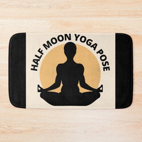 Item preview, half moon yoga pose             Classic  designed and sold by thickegekasl.