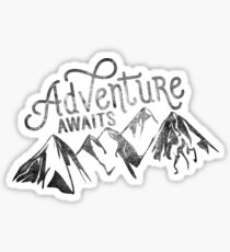Pegatina La aventura espera