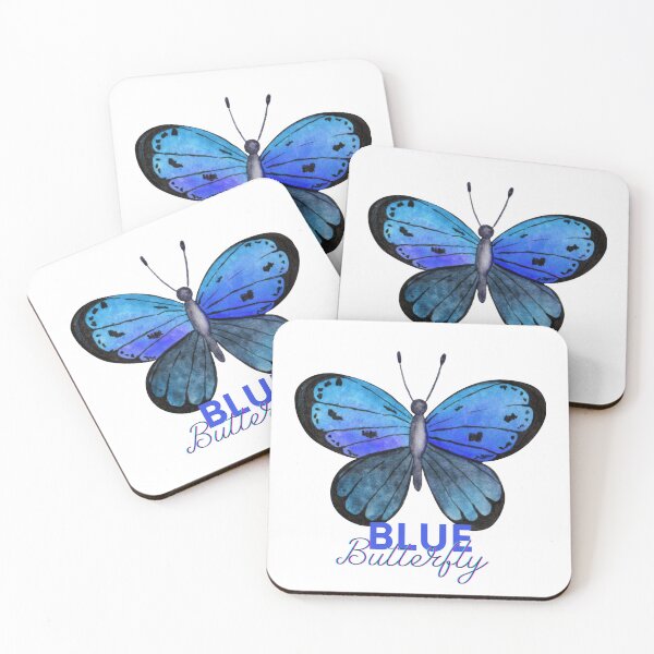 Item preview, Light Blue Butterfly Stickers designed and sold by sunlightdesign.