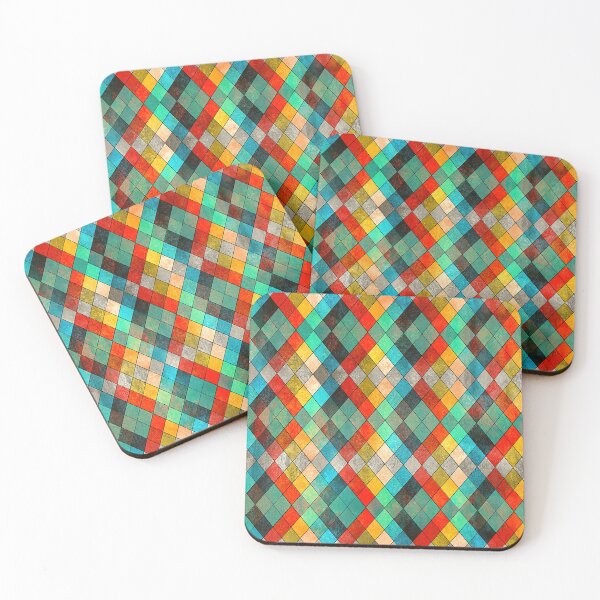 Item preview, Geometric Argyle Plaid Gingham Diamond Pattern designed and sold by PatternMama.