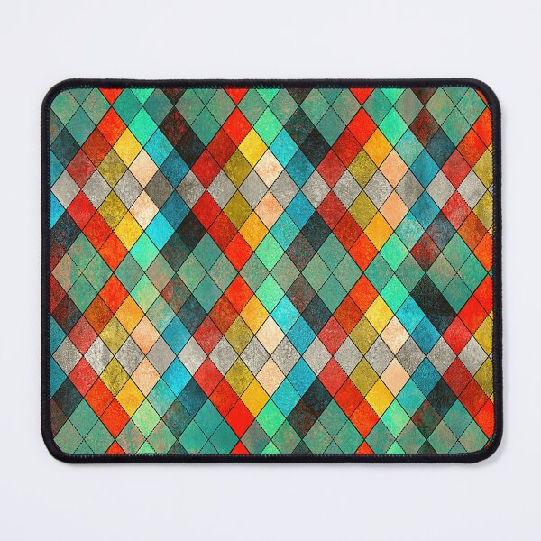 Item preview, Geometric Argyle Plaid Gingham Diamond Pattern designed and sold by PatternMama.