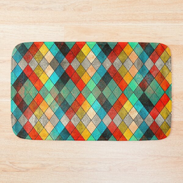 Item preview, Geometric Argyle Plaid Gingham Diamond Pattern designed and sold by PatternMama.