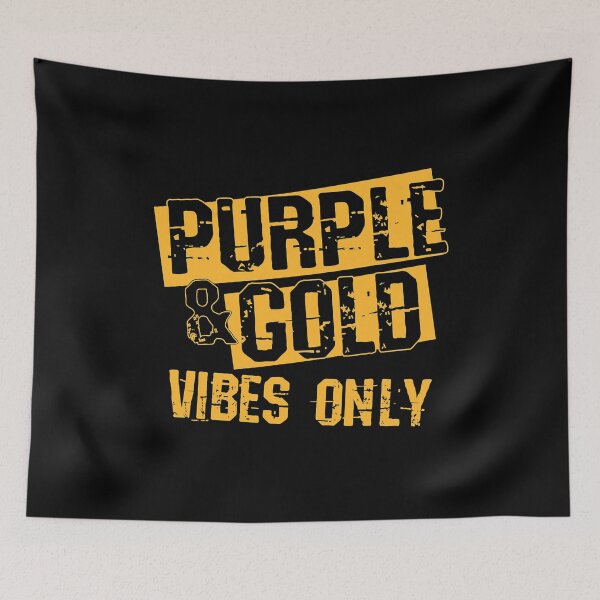 Item preview, Purple & Gold Vibes Only Game Day Group For High School Baseball designed and sold by MichelSorour.