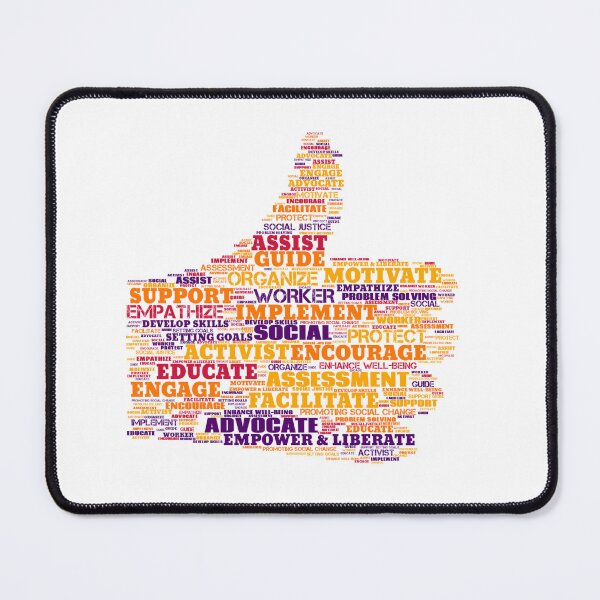 Item preview, Meaningful Social Worker Gift - Word Cloud - Social Work designed and sold by WordCloudStore.