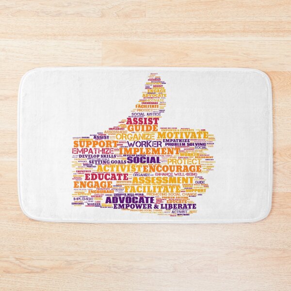 Item preview, Meaningful Social Worker Gift - Word Cloud - Social Work designed and sold by WordCloudStore.