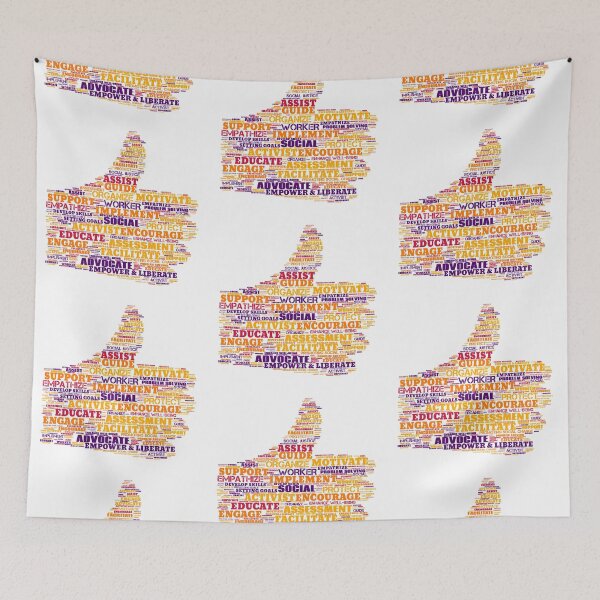 Item preview, Meaningful Social Worker Gift - Word Cloud - Social Work designed and sold by WordCloudStore.