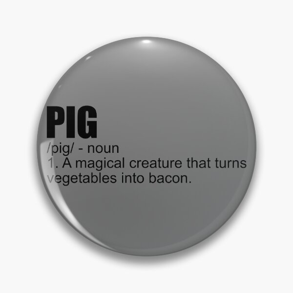 Artikelvorschau, Pig Definition Bacon Lover Funny Pig Definition Gear entworfen und verkauft von DynamicDesign.