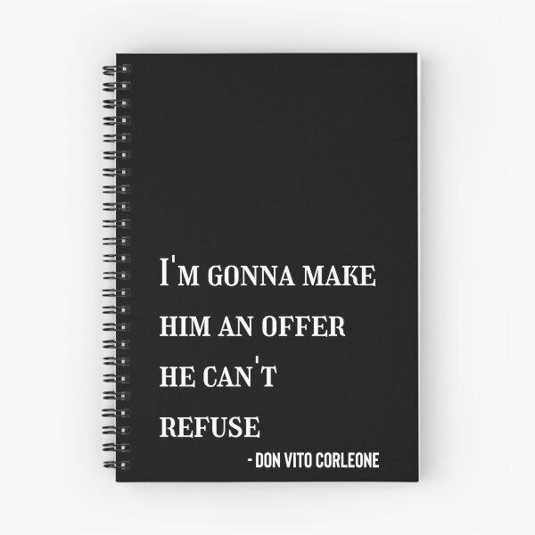 Item preview, I'm gonna make him an offer he can't refuse - Don Vito Corleone designed and sold by QuoteForQuote.