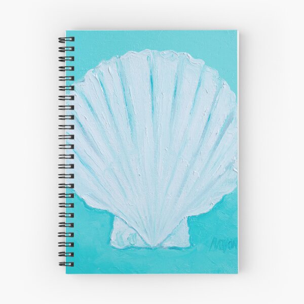 Item preview, Scallop shell painting designed and sold by MatsonArtDesign.