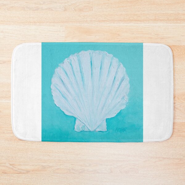 Item preview, Scallop shell painting designed and sold by MatsonArtDesign.