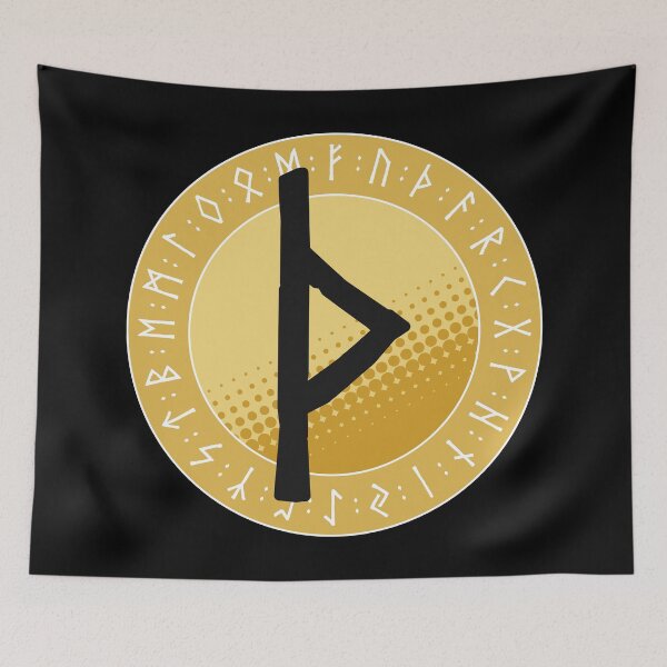 Item preview, Viking Runes and Runic Symbols - Thurisaz (Thorn) designed and sold by iscaStudioArt.