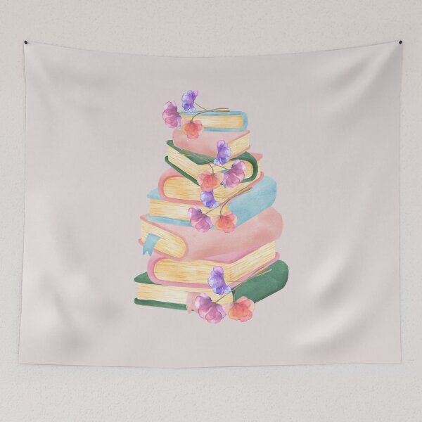 Item preview, Positive Vibes, Book Flower, Books and Flowers designed and sold by WORLD-SOFIA.