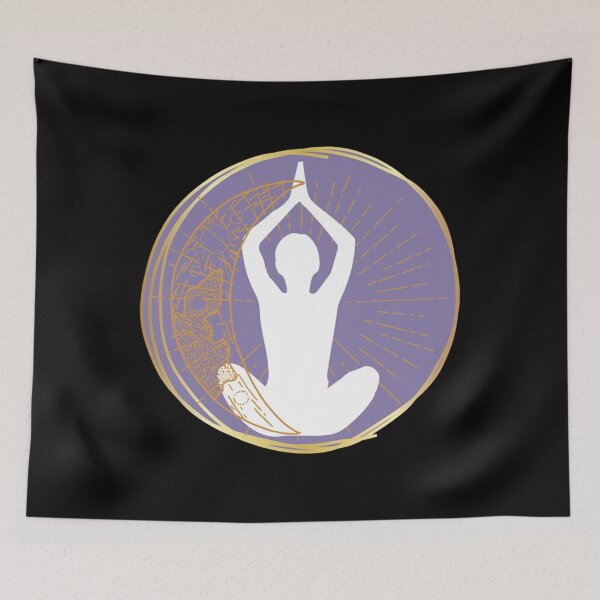 Item preview, Half Moon Yoga Pose  Classic  designed and sold by thickegekasl.