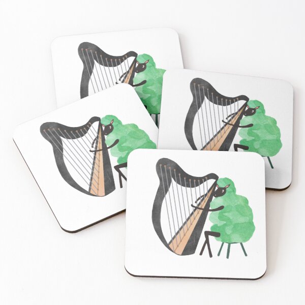 Item preview, Sheep playing harp designed and sold by Vera Styles.