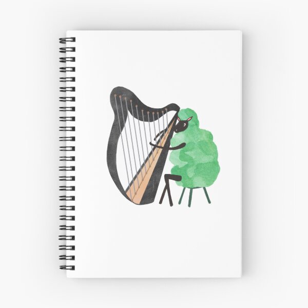 Item preview, Sheep playing harp designed and sold by Vera Styles.