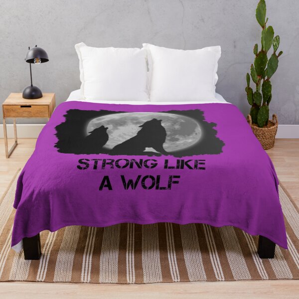 Item preview, be strong like a big wolf designed and sold by danadino3.