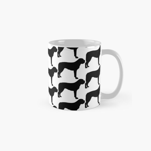 Artikel-Vorschau von bernhardiner silhouette schwarz, designt und verkauft von dog-shirt.