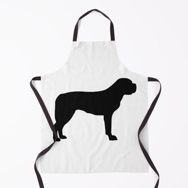 Item preview, Saint Bernard silhouette black designed and sold by dog-shirt.