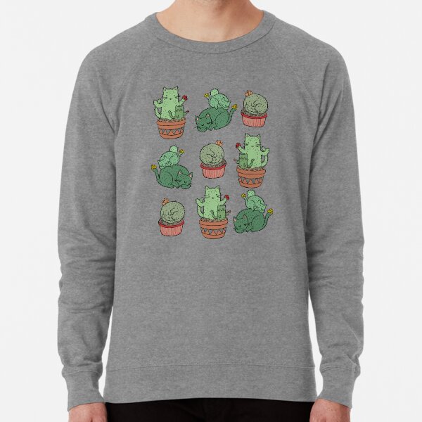 Cactus Cats Lightweight Sweatshirt