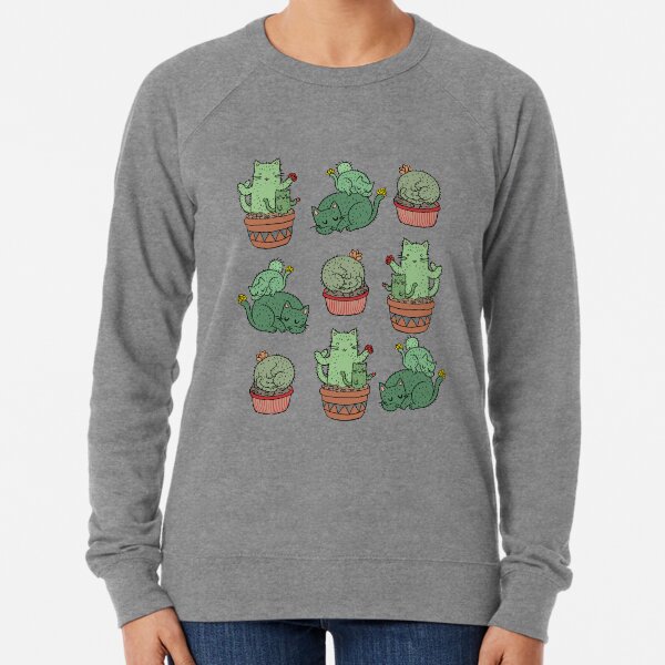 Cactus Cats Lightweight Sweatshirt