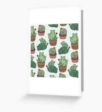 Cactus Cats Greeting Card