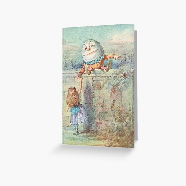 Item preview, Humpty Dumpty and Alice, illustrated by John Tenniel designed and sold by LoveSeasonz.