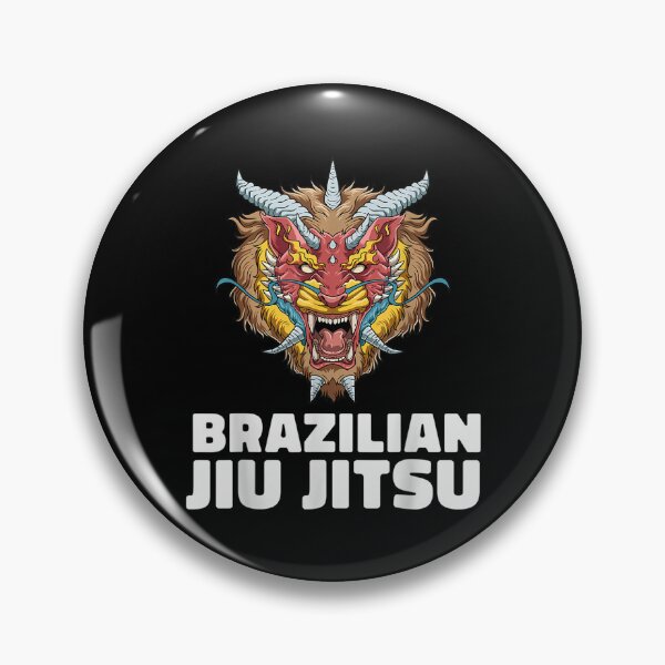 Item preview, Jiu Jitsu Lion Demon Head Brazilian Jiu Jitsu MMA Grappling designed and sold by Orsosaron.