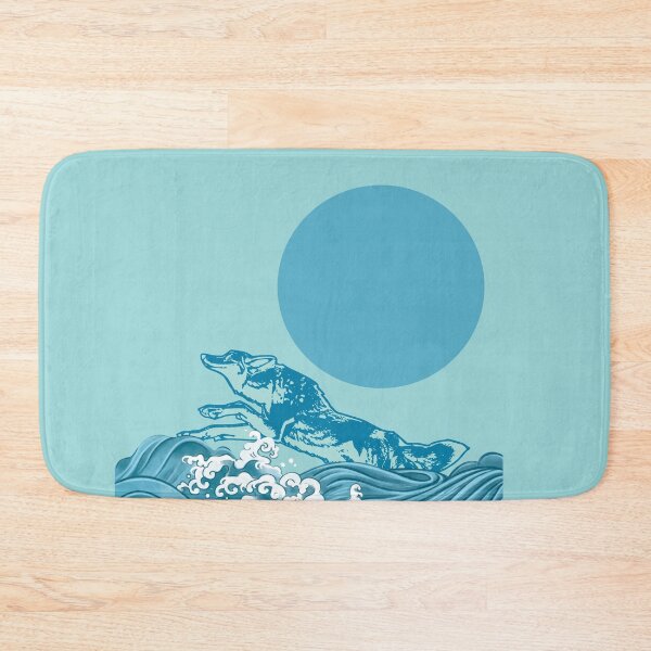 Item preview,  Be Strong As A Wolf On Wave designed and sold by fatydesignspace.