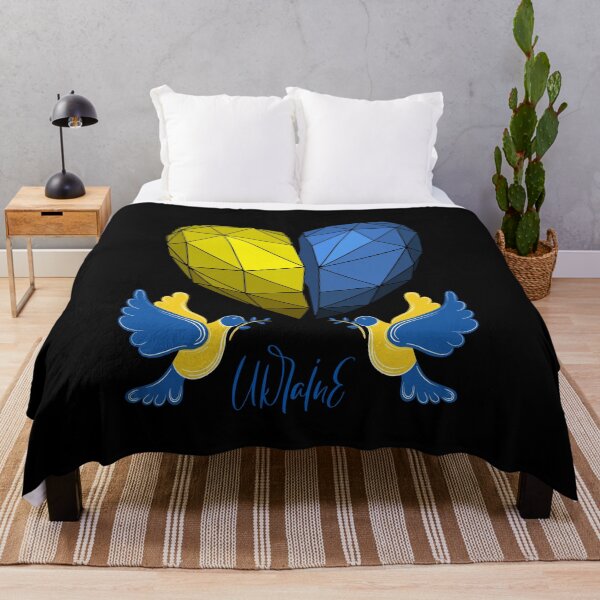 Item preview, 3D Heart In Ukrainian Colors designed and sold by InquiringMinds.