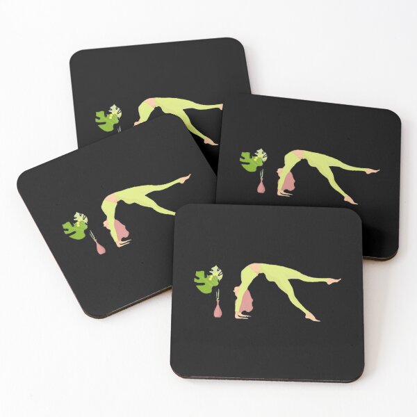 Item preview, Half moon yoga pose Active  designed and sold by thickegekasl.