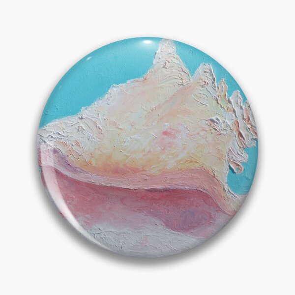 Item preview, Conch shell painting designed and sold by MatsonArtDesign.