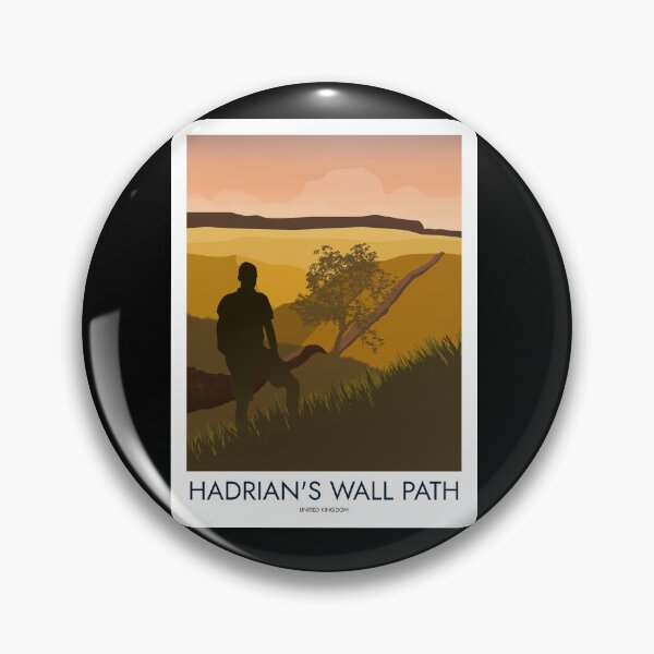 Item preview, Hadrian's Wall - Minimalist Travel Style - Vintage Travel Art designed and sold by PopCultArcade.
