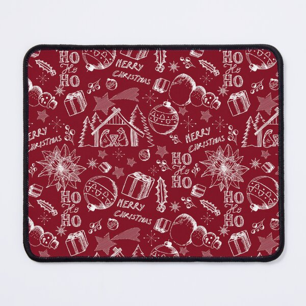 Item preview, Red christmas modern toile de jouy 2024 designed and sold by PerlaDesignArt.
