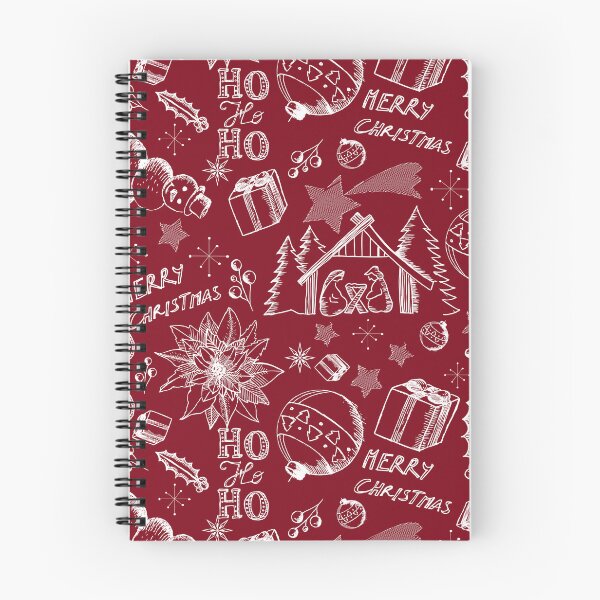 Item preview, Red christmas modern toile de  jouy 2024 designed and sold by PerlaDesignArt.