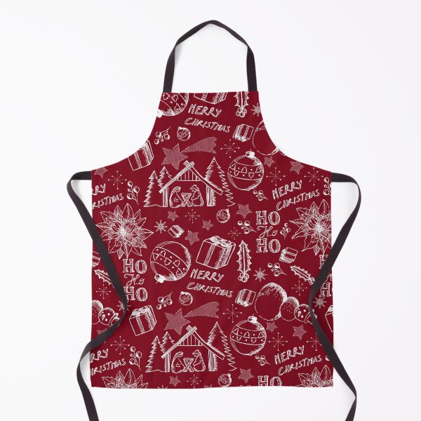 Item preview, Red christmas modern toile de jouy 2024 designed and sold by PerlaDesignArt.
