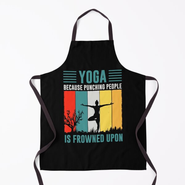 Item preview, Half Moon Yoga Pose and Yoga Because Punching is Frowned Upon Classic  designed and sold by thickegekasl.