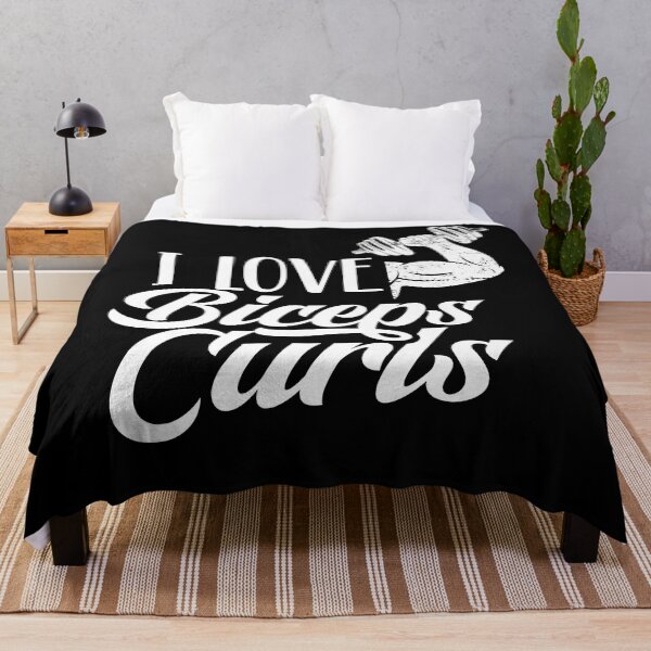 Item preview, I Love Biceps Curls Muscle Sayings Workout Curl  designed and sold by CooleyKameron.