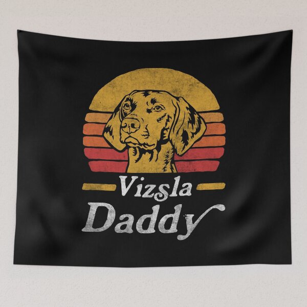 Item preview, Retro Vintage Vizsla Daddy designed and sold by More Cute Dogs.