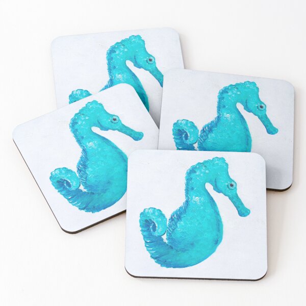 Item preview, Seahorse painting designed and sold by MatsonArtDesign.