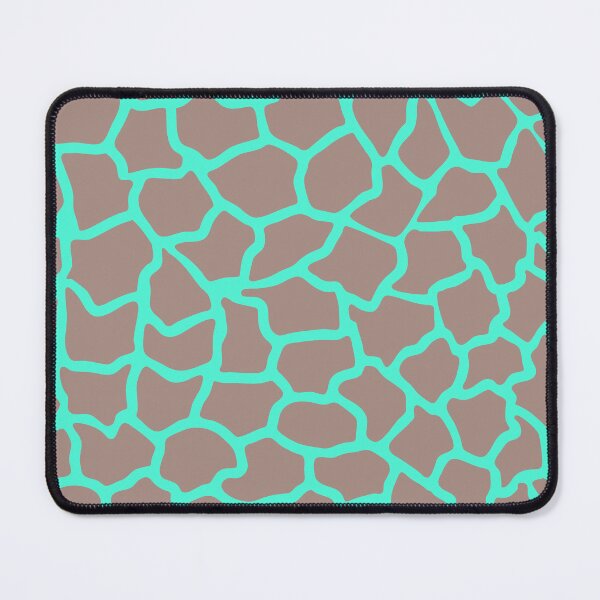 Item preview, Bright Teal and Taupe Giraffe Print designed and sold by cgroenewald.