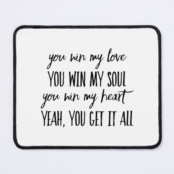 Item preview, Funny Gift You Win My Love Twain Retro Wave designed and sold by urbandoodling.