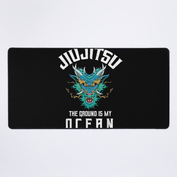 Aperçu de l'œuvre Le sol est mon océan - Jiu Jitsu Dragon créée et vendue par Orsosaron.