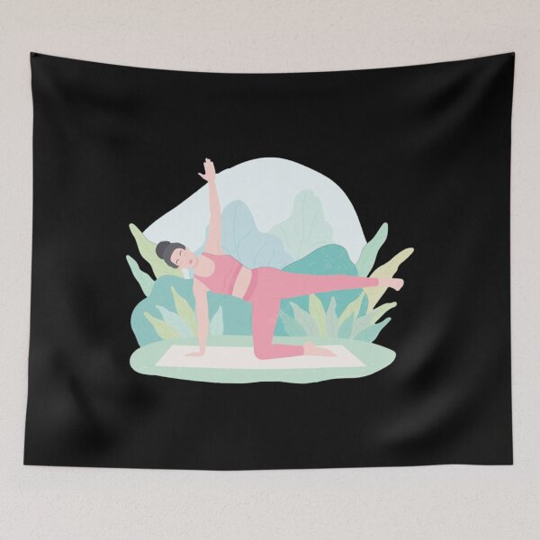 Item preview, Half moon yoga pose Classic  designed and sold by thickegekasl.
